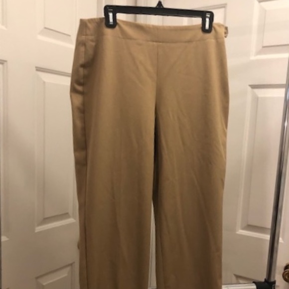 camel colored women's dress pants